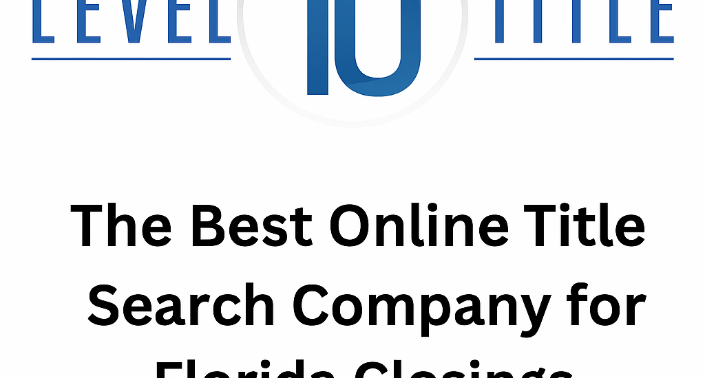 best online title search company
